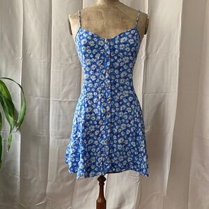American Eagle Outfitters Blue daisy dress